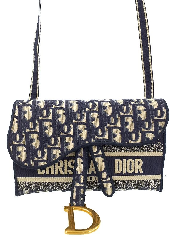 Mini sac à bandoulière Christian Dior selle oblique r20_0420