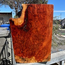Amboyna Burl Wood Pen Blanks Knife Scales Turning Block 10 1/2" x 6 7/8" x 2 3/4