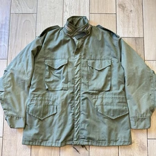 US Military M-65 Field Jacket Large Regular OD Green Vintage Cold Weather Coat