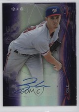 2014 Bowman Sterling Prospect Purple Refractor 18/50 AJ Cole #BSPA-AC Auto 0l2q