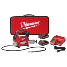 Milwaukee 2646-22CT M18 Cordless 2-Speed Grease Gun Kit, 2 Compact Batteries