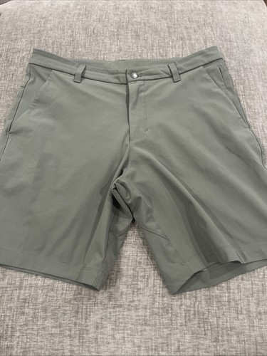 Short Lululemon Commission Classique 9” Homme 33 Vert Ardoise Chino Warpstreme Golf