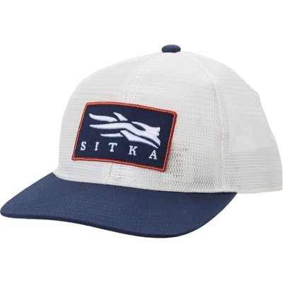 Sitka Icon Mesh Mid Trucker Hat Cap - Color Eclipse White - NEW!