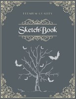 "Premium Sketchbook 8.5\"X11\" Mit 110 Seiten Halloween"