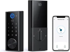 eufy Security S230 Smart Door Lock Touch & Wi-Fi Fingerprint Scanner - Black