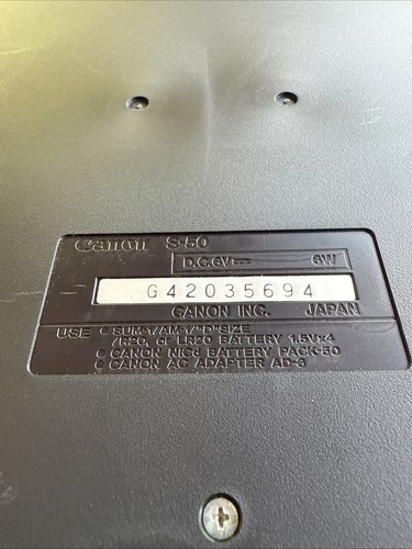 Vintage Canon Typestar 5 elektronische tragbare Schreibmaschine Modell S-50 ohne Netzteil - Bild 8 von 12