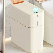 Smart Touchless Trash Can – Auto Packing, Sensor, UV & Light Charging