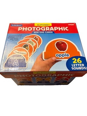 Lakeshore Photographic Alphabet Sorting Cards Kindergarten Skills Letter Sound