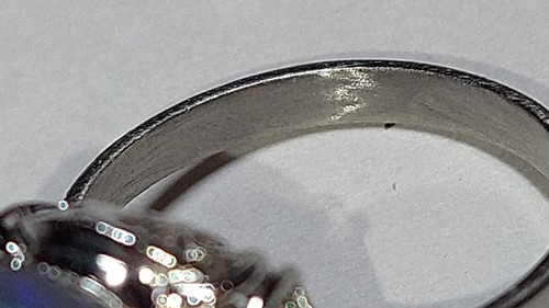 Solid platinum natural opal ring 6.52 grams - sz 6.25 *GIA - Picture 19 of 24