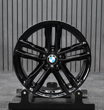 19" Genuine BMW 704M 3 4 Series Alloy Wheel FRONT Single REFURBISHED BLACK