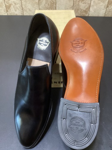 Vintage Florsheim Men’s Shoes NOS 20080 Summit Black Loafer Sz 9.5B VERY NARROW - Picture 5 of 11