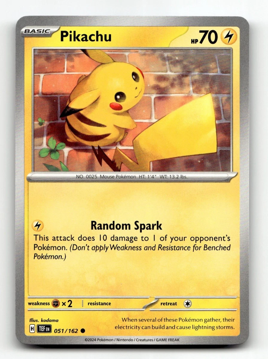 り*う様 【PSA10】ピカチュウ C [TEF EN 051/162]【英語版 25+ Pikachu 051/162 SV05: Temporal Forces for sale | Updated Oct 2026
