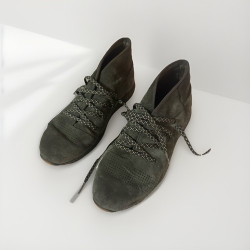 UNDER ARMOUR Veloce Mid Green Suede Chukka Sneakers Men Size 12