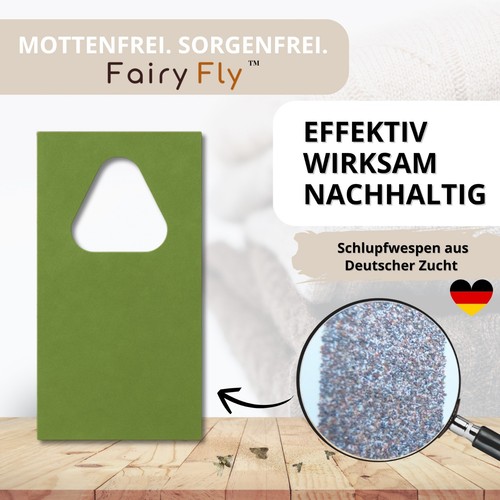 FairyFly Schlupfwespen gegen Lebensmittelmotten Einzellieferung 1 bis 25 Karten - Bild 2 von 90
