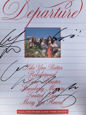 Fromis_9 [From Our 20's] All Member Autographed Signed Album