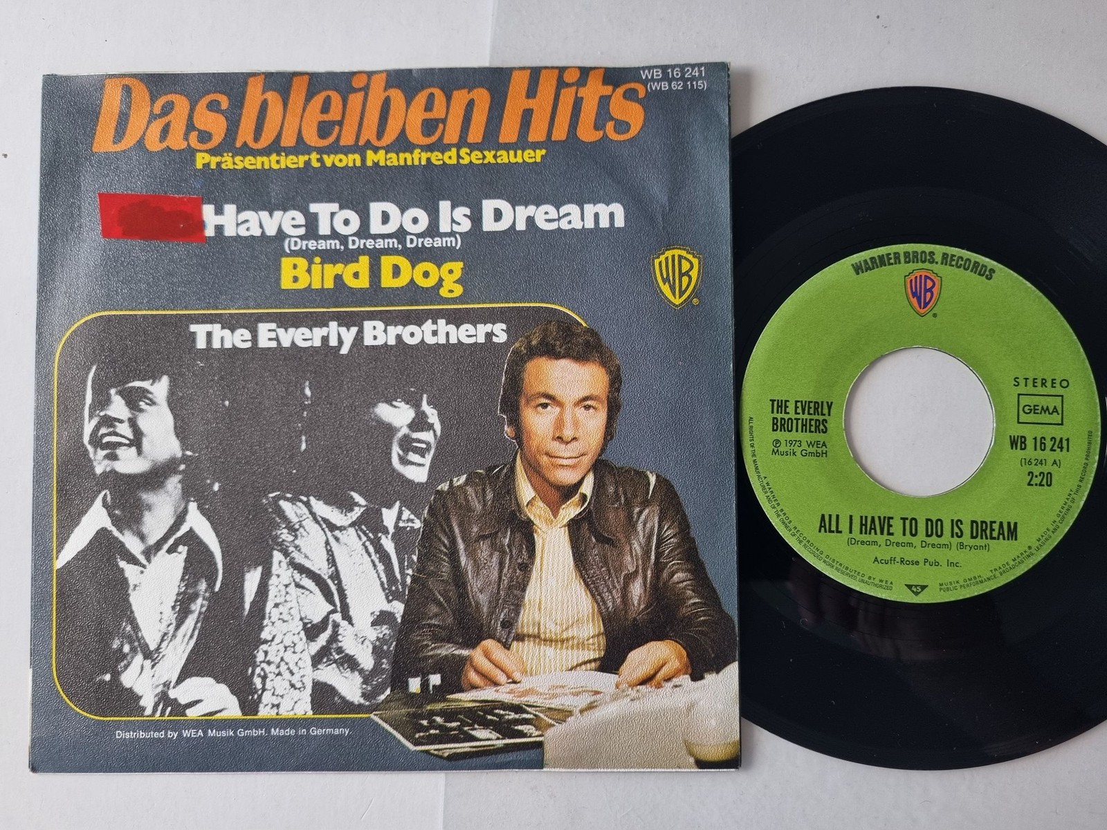 The Everly Brothers - All I Have To Do Is Dream/ Bird Dog 7'' Vinyl Germany