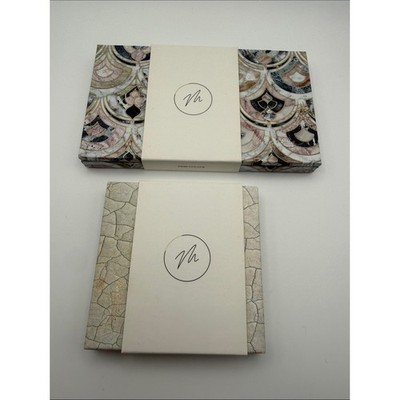 Seint Maskcara Beauty Palette Organizers- Cream & Gold- set of 2 sizes