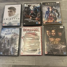 Thriller action dvd bundle x 6 Ad Astra X men Deadpool new sealed Reel Steel
