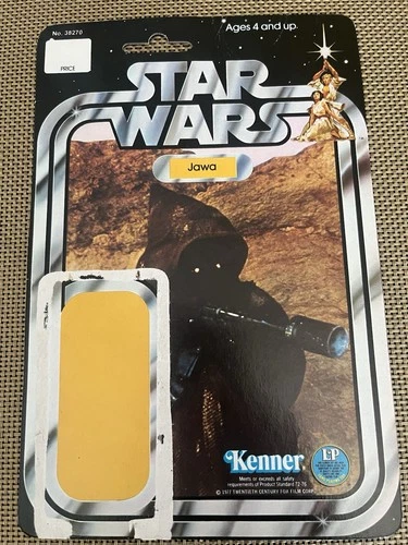 Vintage Star Wars 1977 Cardback Card Back Jawa 12