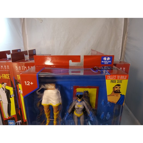 McFarlane Toys Batman La Serie Animada MAXIE ZEUS BAF Wave Juego Completo 4 Nuevo en Caja - Imagen 7 de 15