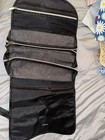 GHD Travel Bag And Heat Resistant Heat Mat Two Zip Cases Black Sparkle Bow — photo 8