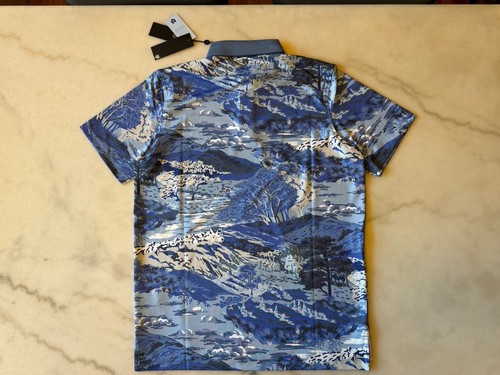 Greyson Golf Painted Highlands Polo Herren Größe Medium Cloud MFA23K59 474 neu 118 $ - Bild 2 von 22