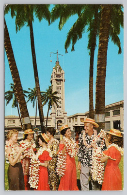 Aloha Tower Honolulu Hawaii Postcard #1284