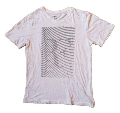 Nike Roger Federer RF Logo Tennis Shirt Practice weiß Graphic Sz. M/L