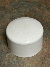 (1PK) NIBCO PIPE 3β PVC-1 SCHEDULE 40 PIPE CAP SLIP, WHITE - MADE IN USA