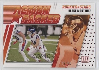 2021 Panini Rookies & Stars Action Packed Longevity /80 Blake Martinez #AP-4 0q3