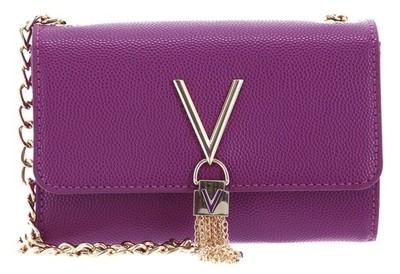 VALENTINO Divina Clutch Umhängetasche Abendtasche Tasche Malva purpur Neu