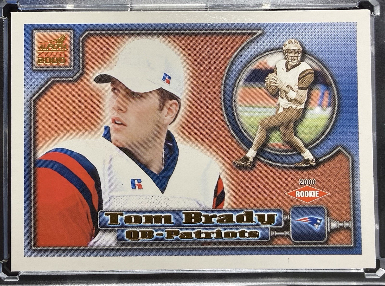 🔥 2000 Pacific Aurora - Tom Brady ROOKIE #84 (RC) Centered - Patriots Bucs🔥
