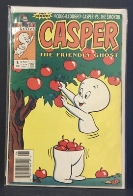 Casper The Friendly Ghost - #8 - Harvey - Newsstand - 1992 - VF | eBay