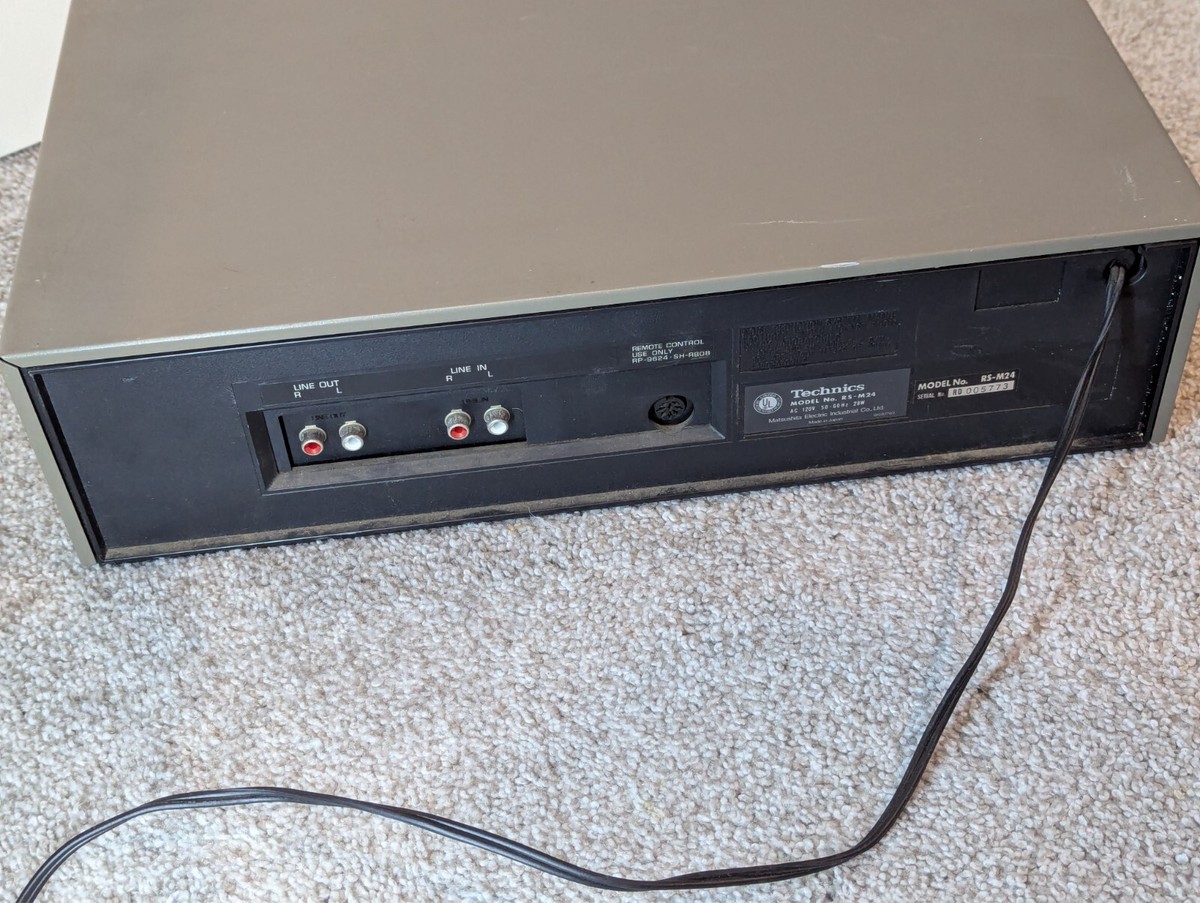 Technics RS M24 Stereo Analog Cassette Tape Deck Player