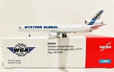 1:500 Herpa Wings Western Global Airlines Mc Donnell Douglas MD-11F 535434