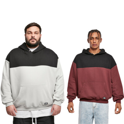 Urban Classics Upper Block Hoody Pullover Sweater Kapuzenpullover