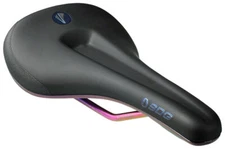 SDG Bel-Air V3 MAX Saddle - PVD Coated Lux-Alloy, Black/Oil-Slick, Sonic Welded