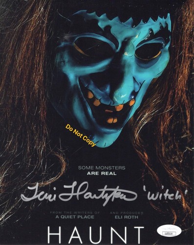 TERRI PARTYKA signed 8x10 Photo HAUNT Horror Movie Witch JSA Authentication