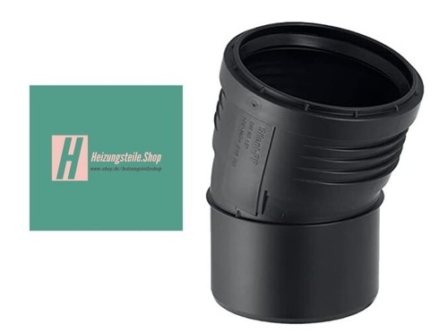 GEBERIT Silent-PP Bogen 15° mit Muffe DN 110 mm 390.520.14.1 NEU - Bild 4 von 5