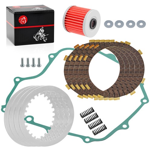 Clutch Kit Springs & Gasket w/ Oil Filter For Kawasaki Ninja 250R EX250F 1986-07
