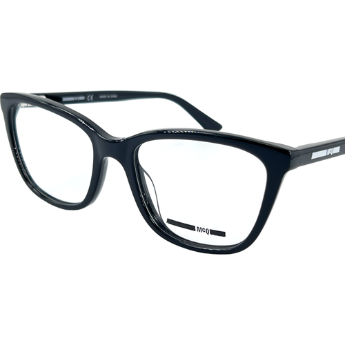 McQ MQ02410P Women's Plastic Eyeglass Frame 001 Black 5118 Spring