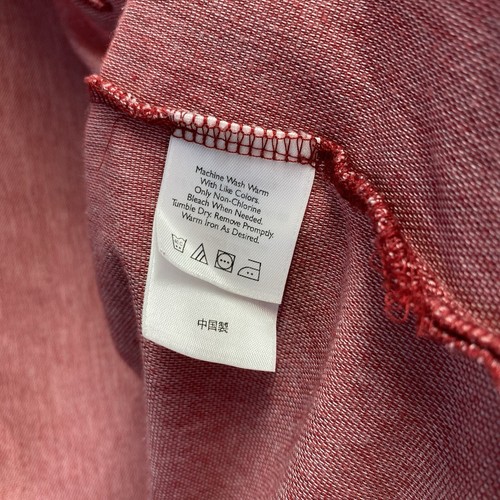 Eddie Bauer Since1920 Collared Button Up Short Sleeve Shirt Men Small Red Used - Picture 10 of 15