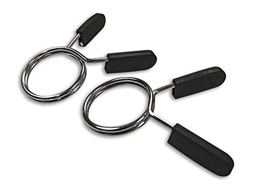 Collar con clip de resorte barra de peso olรญmpico para cambios rรกpidos de placa de peso-