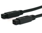 StarTech 1394_99_10 10Ft 1394b FireWire 800 Standard Cable 9-9 M/M Cable Black