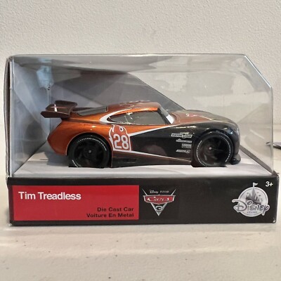 DISNEY PIXAR CARS   TIM TREADLESS   DISNEY STORE SERIES DIE CAST TOY CAR