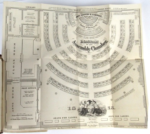 1873 Manual Legislature New York State William F. Scoresby Senate Ellenville - 第 4/12 張圖片
