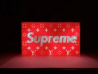 Insegna targa luminosa 3D Supreme lighted supreme  jordan sign offwhite led