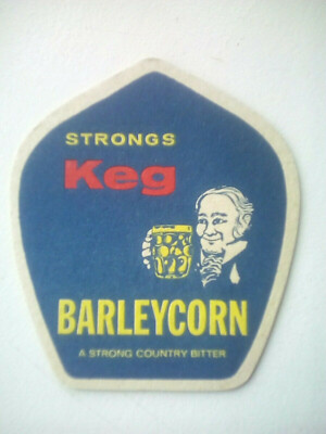 Vintage STRONGS BITTER - Cat No'40 Bierdeckel / Untersetzer 
