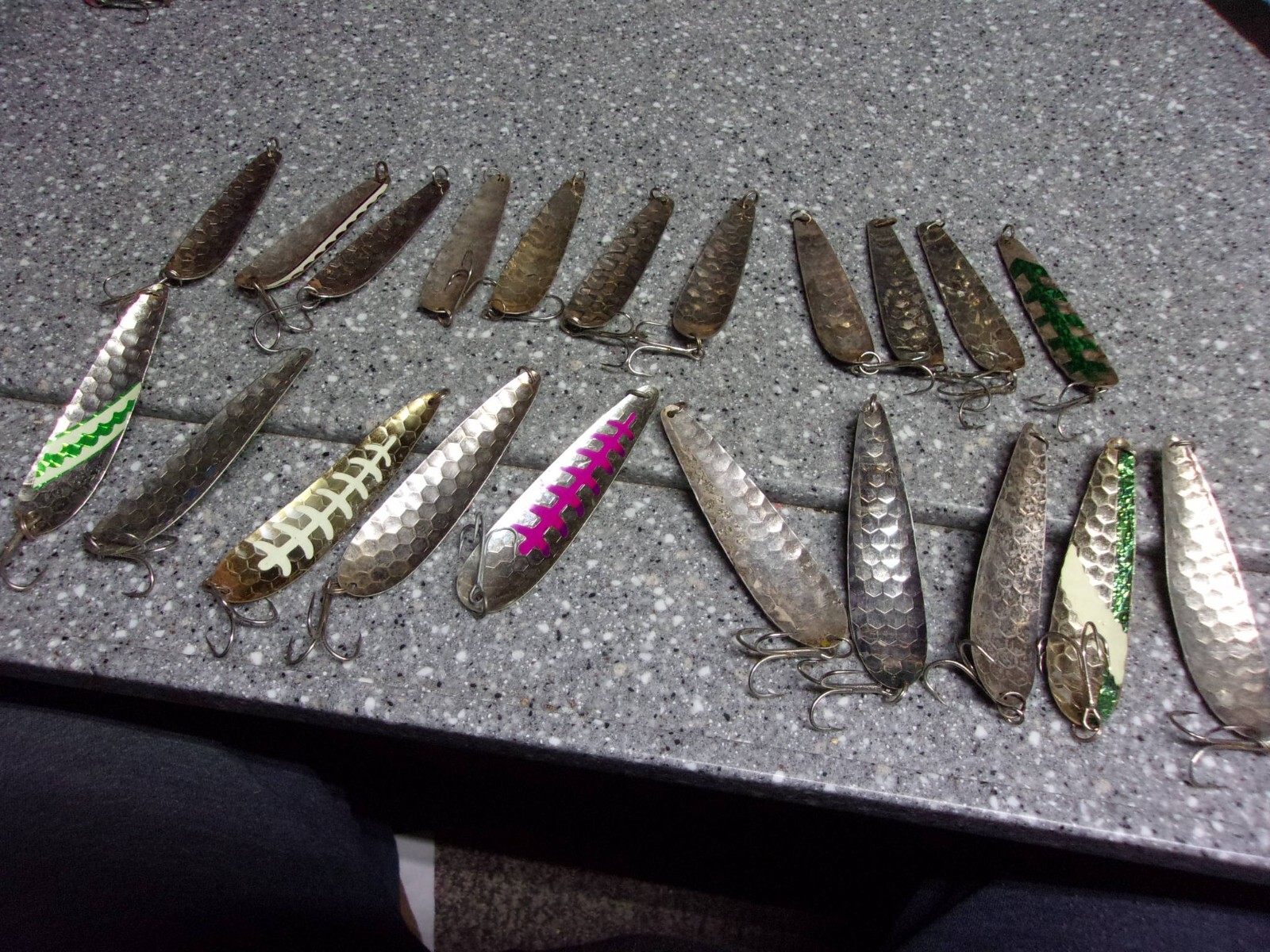 T24  trout and salmon fishing lure lot spoons trolling northern king mags etc - Image 4