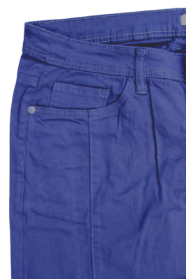 Sheego Damen Bermuda Shorts Hose Bindegürtel Sommer Ozeanblau Gr. 50